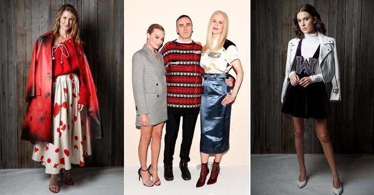 Nicole Kidman, Millie Bobby Brow e time de estrelas marcam presença no desfile da Calvin Klein