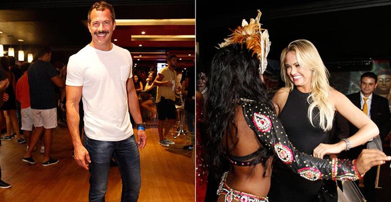 Estrelas sambam e caem na folia no desfile das campeãs na Marquês de Sapucaí