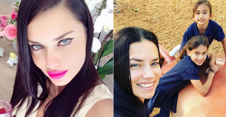 Adriana Lima se declara para as duas filhas: ‘Meus anjos’