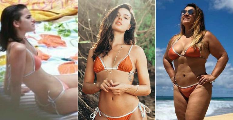 Bruna Marquezine, Isis Valverde e Preta Gil apostam no mesmo biquíni