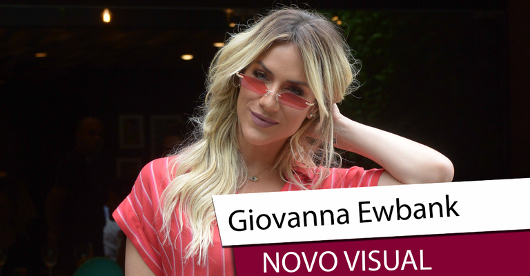 Giovanna Ewbank alonga o cabelo e muda o visual