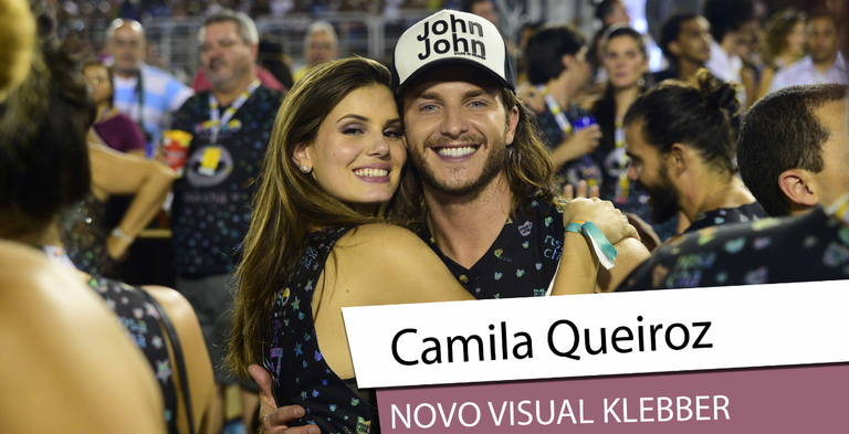 Camila Queiroz fala do novo visual de Klebber Toledo