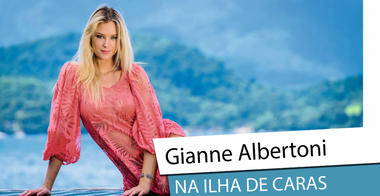 Gianne Albertoni seduz na ilha de CARAS