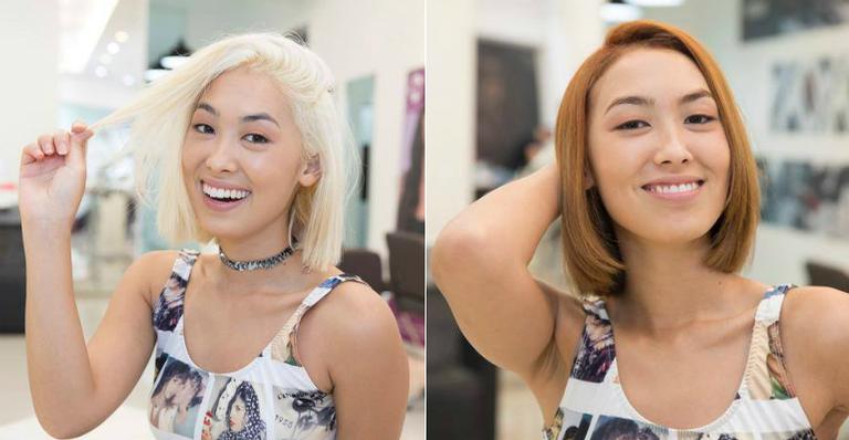 Novo visual! Ana Hikari radicaliza e fica ruiva após ‘Malhação’