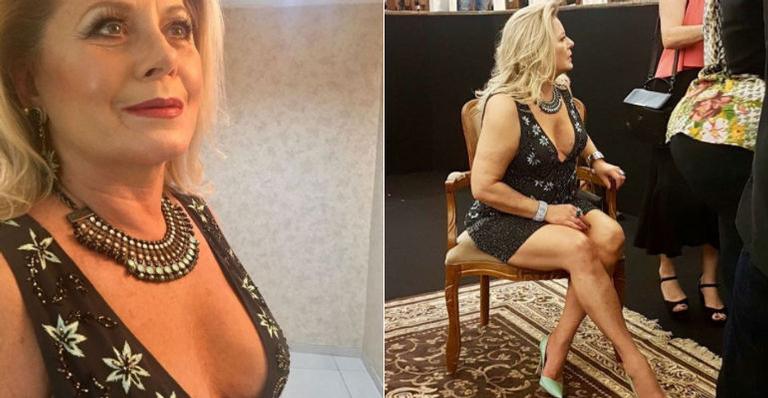 Vera Fischer ousa no look e é chamada de ‘deusa’ na web