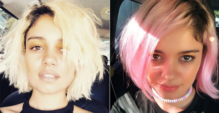 Sophie Charlotte radicaliza e surge com o cabelo rosa