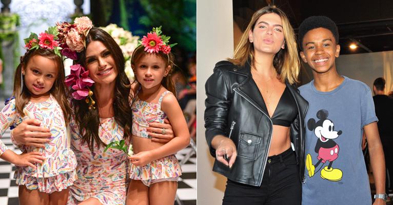 Mariana Goldfarb e Natália Guimarães embelezam evento kids em São Paulo