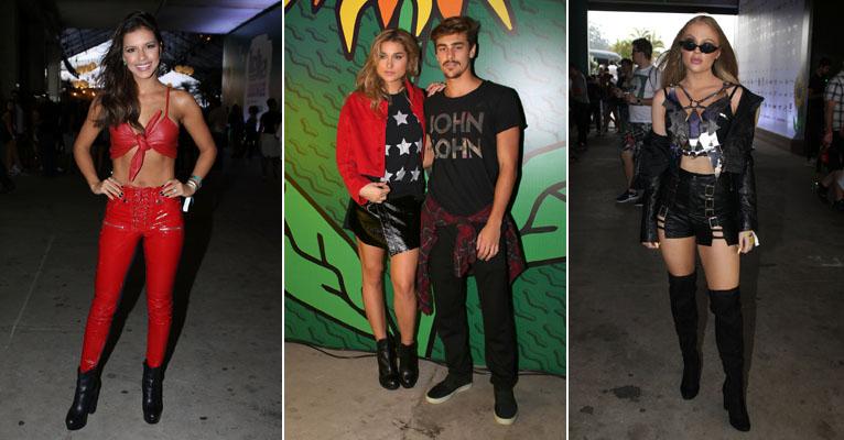 Veja os melhores looks de famosas como Sasha e Mariana Rios no 2° dia de festival de música em SP