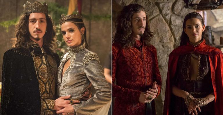 Catarina muda o figurino após casamento com Rodolfo em ‘Deus Salve o Rei’