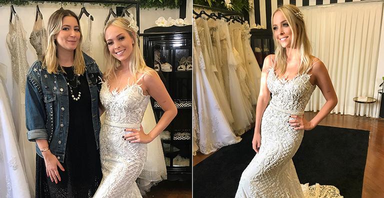 Estilista revela detalhes do vestido de noiva de Tata Estaniecki