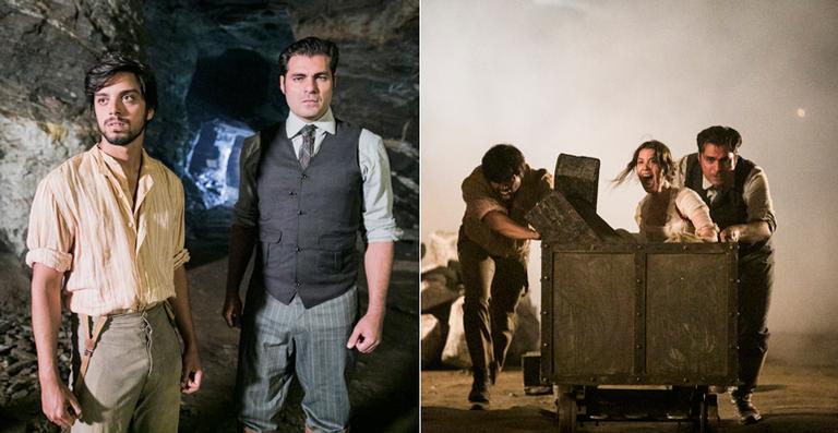 Orgulho e Paixão: Darcy e Ernesto brigam por Elisabeta e causam explosão na ferrovia
