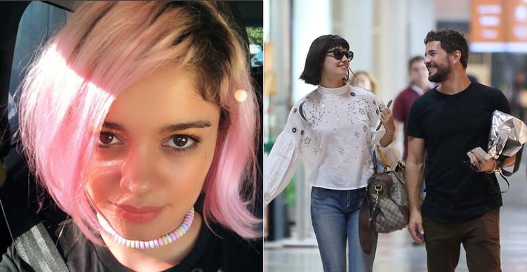 Depois do cabelo rosa, Sophie Charlotte aparece morena