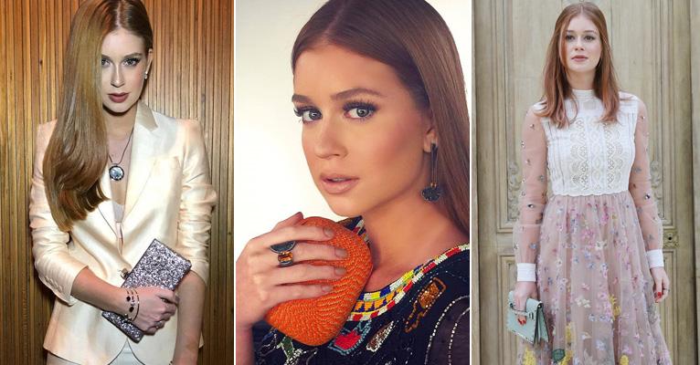 Bolsas: Clutches de Marina Ruy Barbosa são chiques e sofisticadas; veja os modelos da atriz!