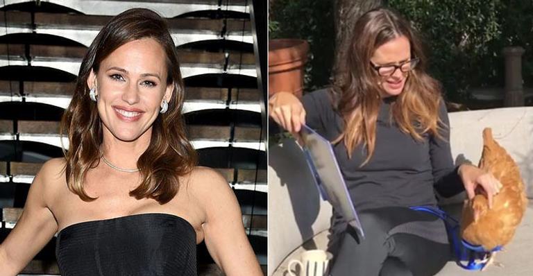 Jennifer Garner lamenta morte de galinha de estimação