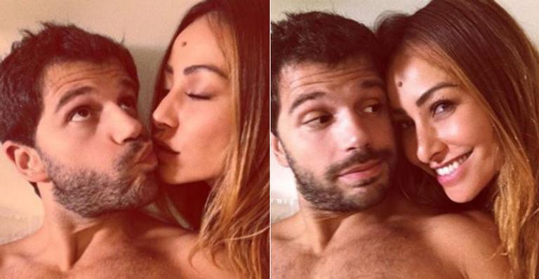 Se recuperando após queda, Sabrina Sato ganha mimos na cama de Duda Nagle