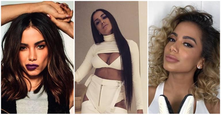 10 vezes em que Anitta mudou radicalmente o cabelo