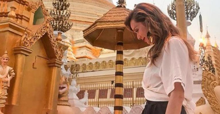Com o namorado, Mariana Ximenes se encanta pela Tailândia e Myanmar