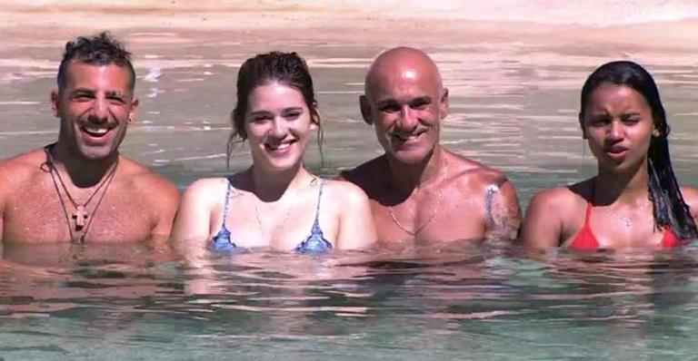 Ayrton e Gleici revelam o que fariam com prêmio e Kaysar se surpreende
