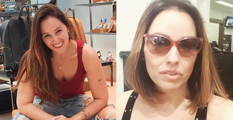 Mariana Belém corta o cabelo e doa para ONG
