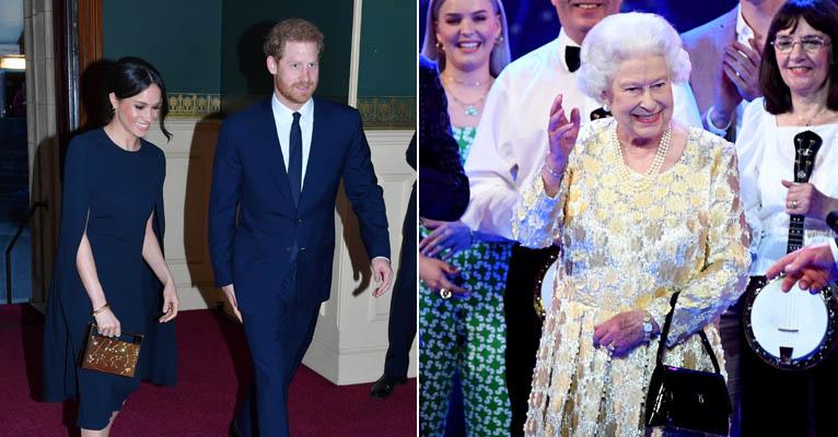 Meghan Markle e Príncipe Harry prestigiam festa de 92 anos da Rainha Elizabeth