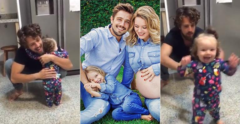 Mari Bridi reúne vídeos com os primeiros passos de sua filha, Aurora