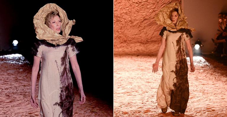 Marília Gabriela desfila na SPFW: ‘Foi emocionante’