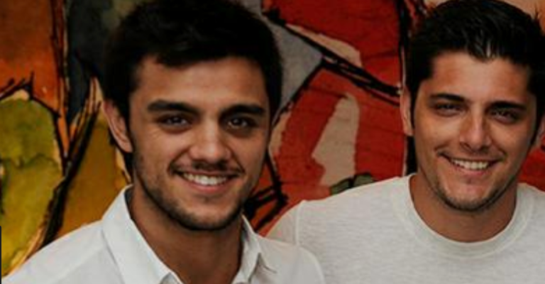 Bruno Gissoni e Felipe Simas curtem domingo com as filhas, Madalena e Maria