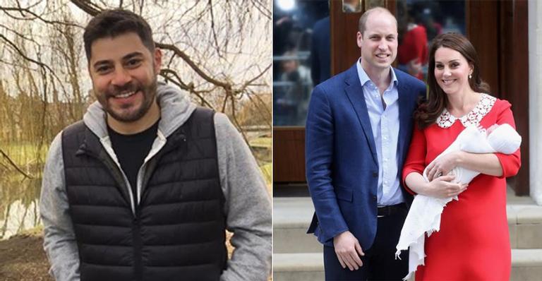 Evaristo Costa faz piada com foto da família real britânica