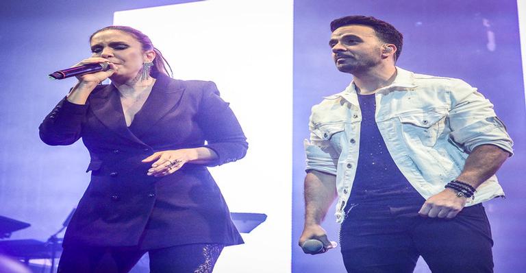 Luis Fonsi faz show envolvente em São Paulo com a participação de Ivete Sangalo