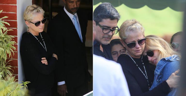 Xuxa e família dão o último adeus para Dona Alda