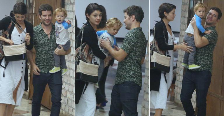 Sophie Charlotte e Daniel de Oliveira curtem dia de folga com Otto