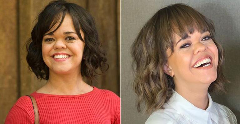 Após fim de novela, Juliana Caldas muda o visual e exibe os fios loiros