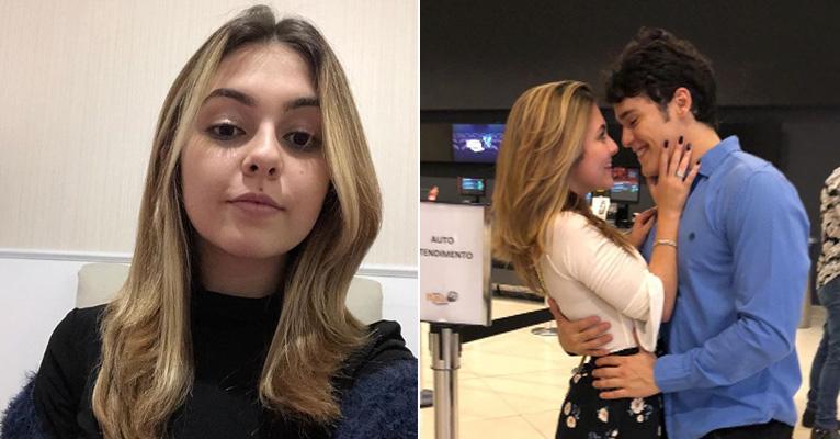 Klara Castanho publica foto agarradinha a Júlio Oliveira e se declara: “Meu amor”