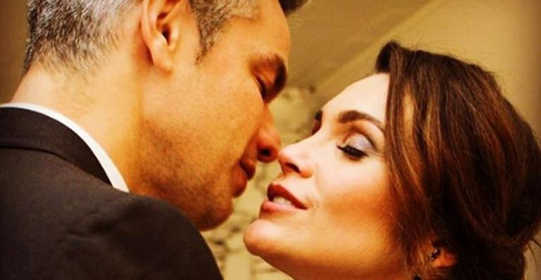 Otaviano Costa se declara para Flávia Alessandra: “Minha vida”