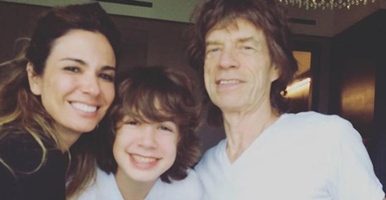 Luciana Gimenez mostra foto com Mick Jagger ao celebrar o Dia dos Pais