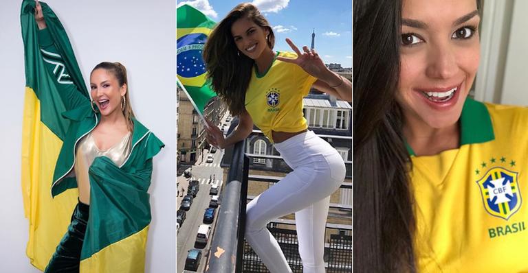 Veja os looks das famosas na torcida pelo Brasil na Copa do Mundo