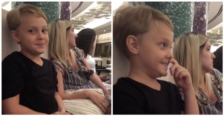 Davi Lucca, filho de Neymar Jr., chega à Rússia para prestigiar o pai nos jogos da Seleção
