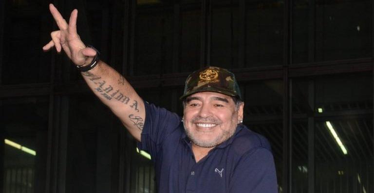 Maradona ativa modo eufórico na Rússia e vira meme na web