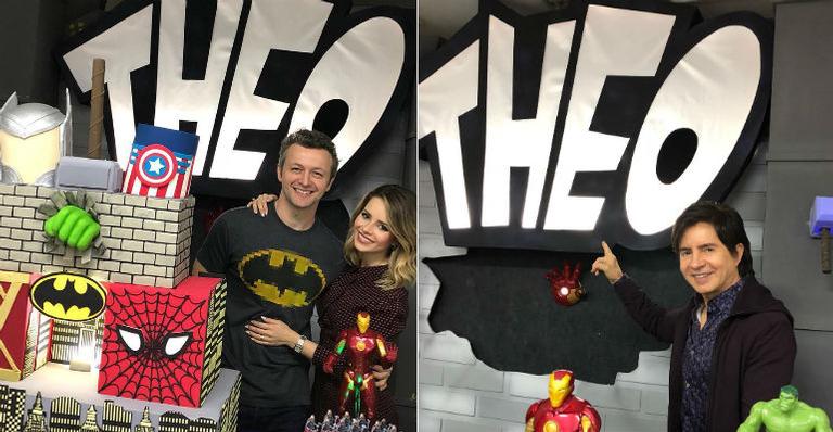 Sandy celebra 4 anos do filho com festa de super-heróis