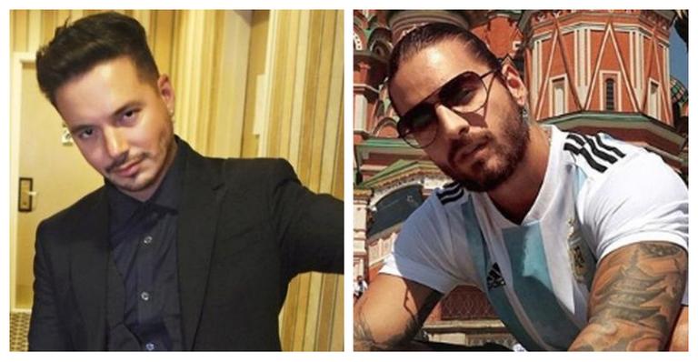 Apontados como rivais na música latina, J Balvin e Maluma finalmente terão uma música juntos