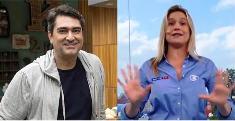Ao vivo, Zeca Camargo expõe momento inusitado de Fernanda Gentil