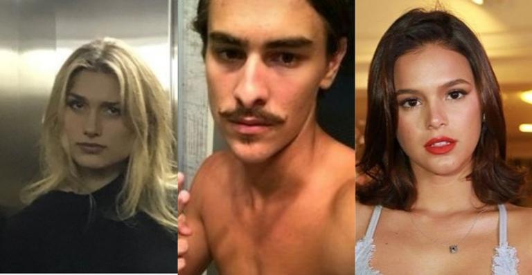 Bruno Montaleone questiona ida ao bar de Sasha e Bruna Marquezine