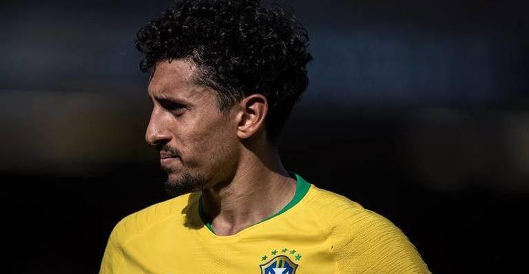 Esposa de Marquinhos se preocupa com calor durante jogo do Brasil: ”Sensação térmica de 50 graus”