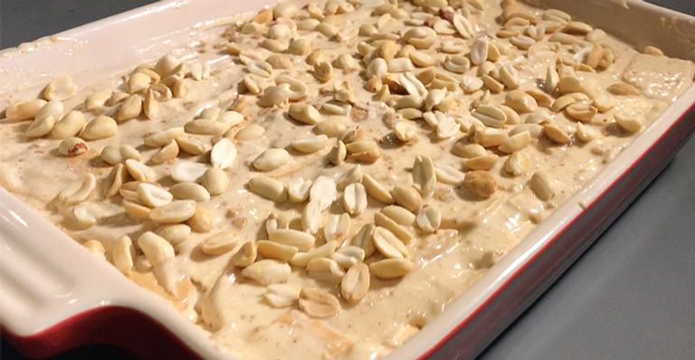 Aprenda a receita de um delicioso pavê de amendoim