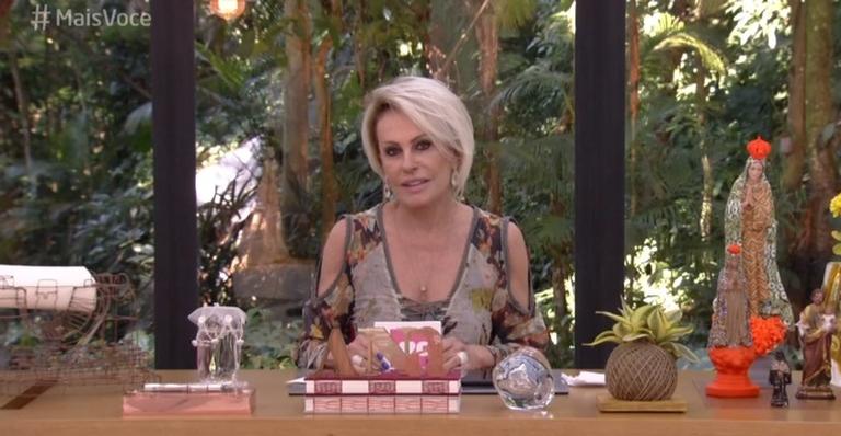 Ana Maria Braga manda indireta ao vivo para Fernanda Gentil