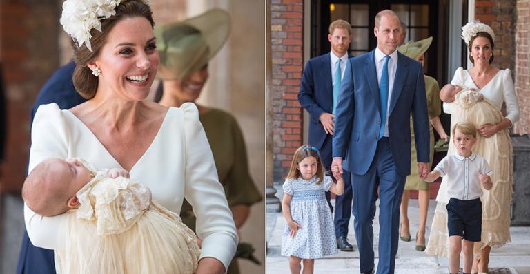 Família real celebra o batizado do príncipe Louis