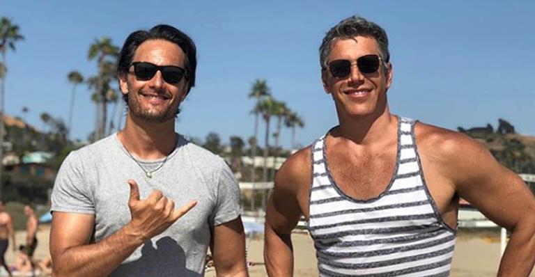 Márcio Garcia encontra Rodrigo Santoro em Los Angeles