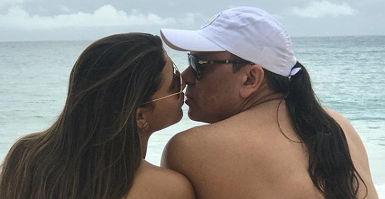Frank Aguiar e Carol Santos compartilham fotos da lua de mel em Fernando de Noronha