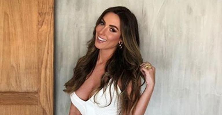 Nicole Bahls perde 5kg após lipoescultura e mostra resultado