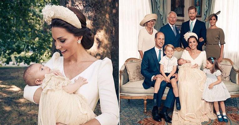 Príncipe Louis aparece risonho em foto com a mãe, Kate